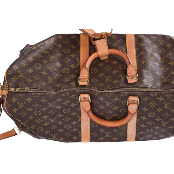 Louis Vuitton Keepall Bandouliere 55 Monogram Boston Bag M41414 - Picture 8 of 8